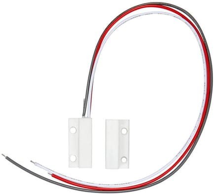 Magnetische Reed Schakelaar - Deur Contact Sensor - Beveiliging Thuis - Stabiele Prestaties - 106mm Lengte - Zilver
