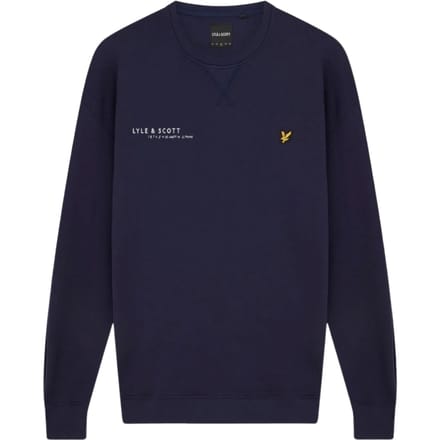 Lyle & Scott marineblauw sweatshirt met gecoordineerd printlogo