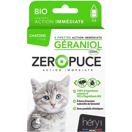 Hygiëne van de uierverzorging anti-parasiet kat Héry