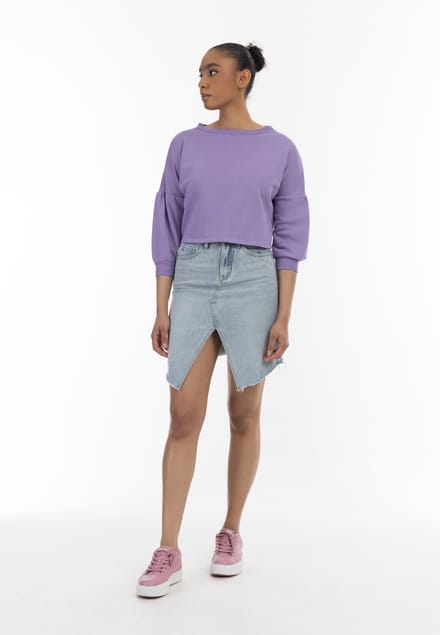Mymo Sweatshirt Dames lila