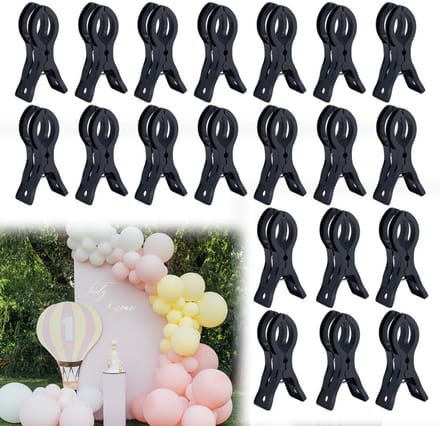 Dailygoods- Ballonboog Clips 20 Stuks - Professionele Achtergrond