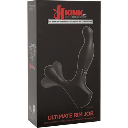 Silicone Prostate Massager With Rotating Edges