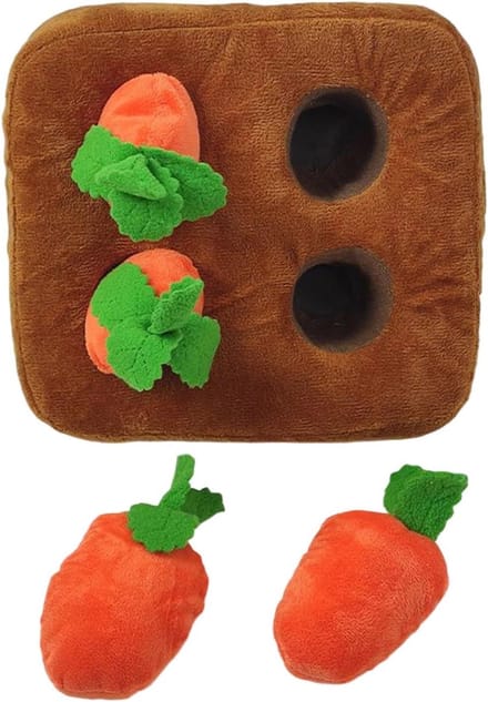 Snuffelmat Honden - Puzzel Speelgoed - Mentale Stimulatie - Interactief Foerageren - 21.5 x 21.5 cm - Multicolor