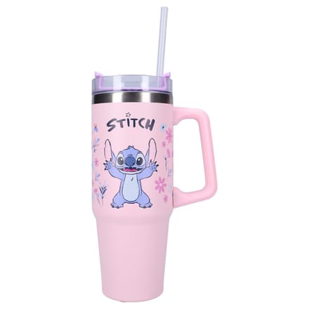 Lilo & Stitch Bottled Bliss - Schoolbeker en Drinkfles - 900ml - Stainless Steel - Roze