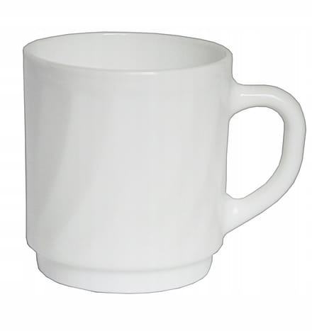 Luminarc Trianon Stapelbare Witte Mok 290 ml - Duurzaam Glas