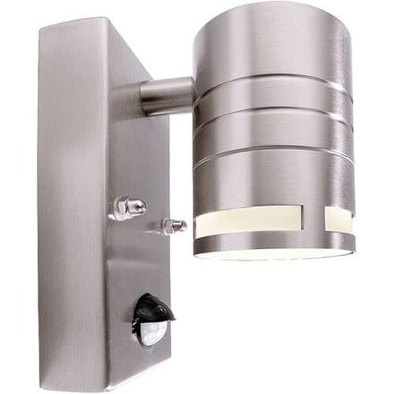 Zoomoi Zilly II | buitenverlichting met bewegingssensor en dag nacht sensor | buitenlamp wandlamp | RVS