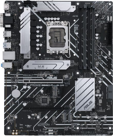 ASUS PRIME B660-PLUS D4 Moederbord - Intel B660 - Intel LGA1700 - DDR4 RAM - ATX