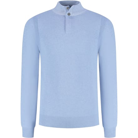 Fellows United Half Zip Pullover Premium Light Blue  L
