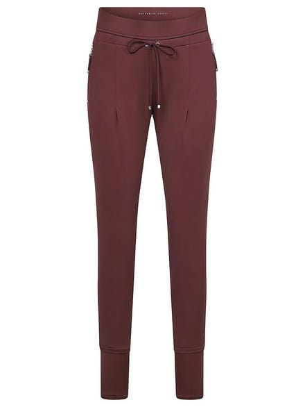 Broek model Candy O. Van Raffaello Rossi rood