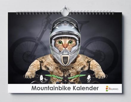 Fietskalender | Verjaardagskalender 35x24 cm | Verjaardagskalender Volwassenen