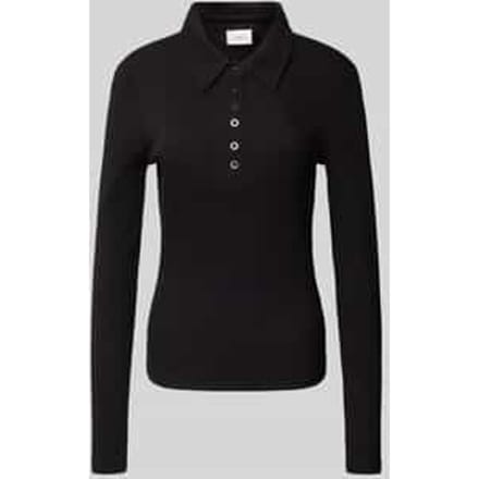 Shirt met lange mouwen en polokraag, model 'drew'