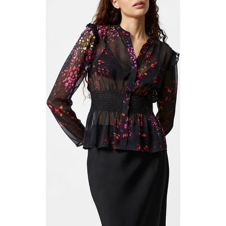 French Connection Elise Ruched Waist Black Taglia: 8 | Magliette intime Outlet | Donna | Nero