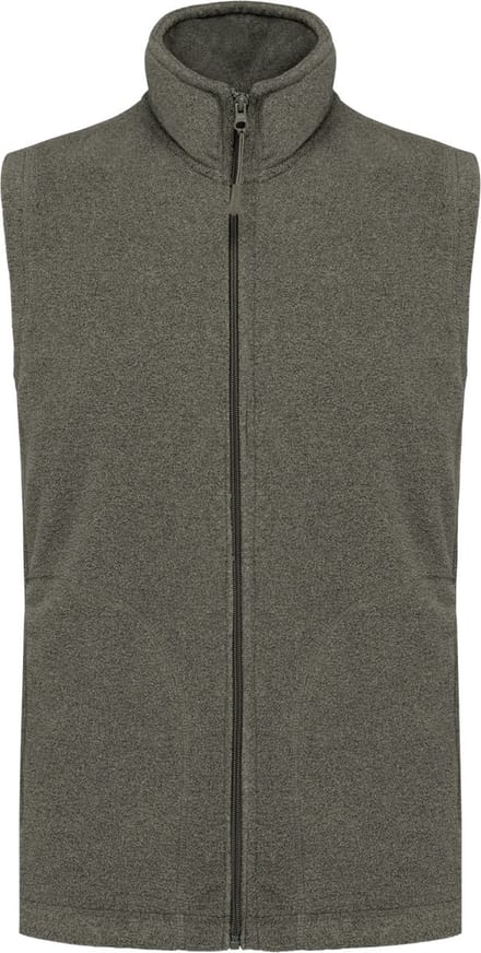 Kariban Bodywarmer van microfleece heren K913 - Green Marble Heather - 5XL