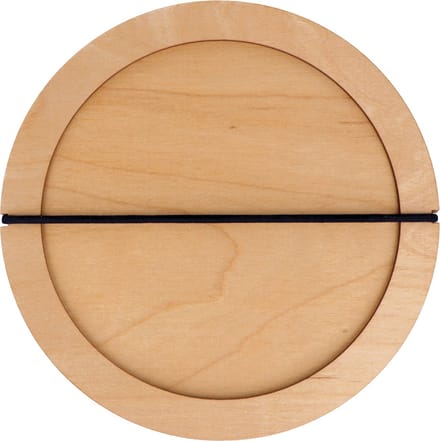 Artemio 16 cm rond houten macramé sjabloon