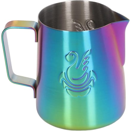 Melkopschuimbeker 380ml Voedselkwaliteit Roestvrij Staal Adelaarsuitloop Multifunctionele Melkopschuimbeker blue