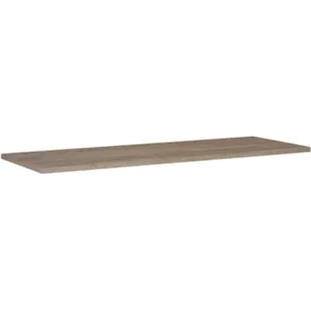 Elita Wastafelblad - Mdf - Pvc - Natuurlijk Eiken - 132,2x46,4cm