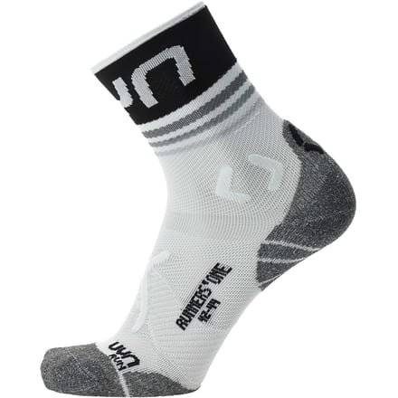 Uyn Man Runner'S One Short Sokken WIT - Maat 35/38