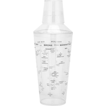 Cocktailshaker Drankmixer Meng- Schudgereedschap Barman Baraccessoires met Schaal white
