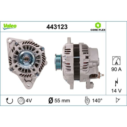 Driefasige generator VALEO 443123