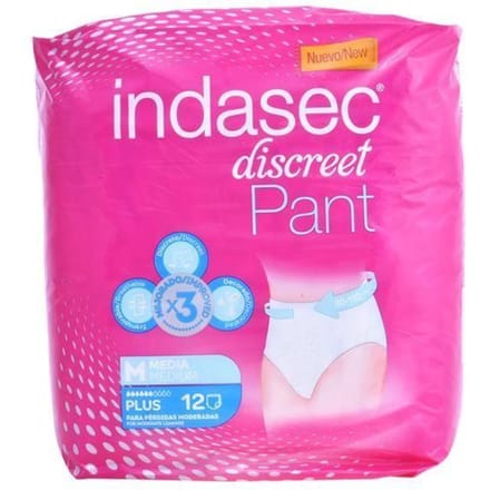 Eau de toilette - Indasec - PANT PLUS - 12 stuks - Vrouw - Concentratie Eau de toilette