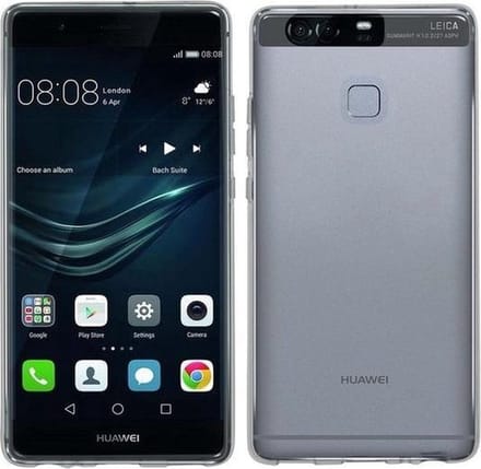 Huawei P9 smartphone hoesje tpu siliconen case transparant