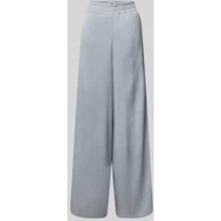 Broek met wijde pijpen en elastische band, model 'CEILING'