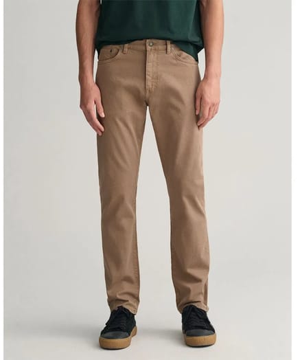 Gant Desert Regular Fit Spijkerbroek Bruin 32 / 34 Man