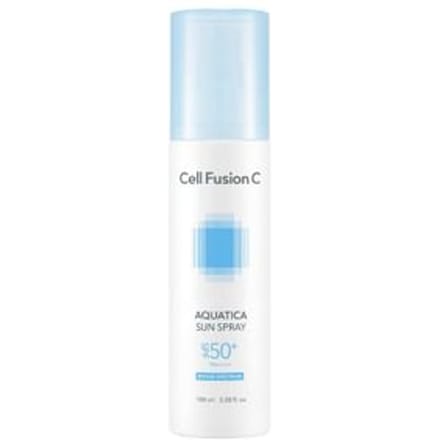Cell Fusion C Aquatica Zonnespray SPF50+ PA++++ Hydraterend Kalmerend 100ml white