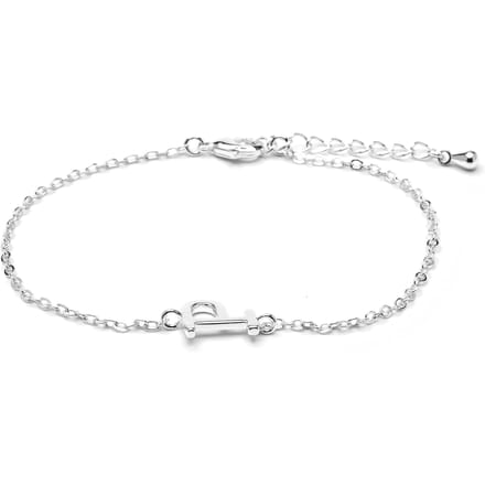 Luxenter Armband met zilveren afwerking - Alphabet