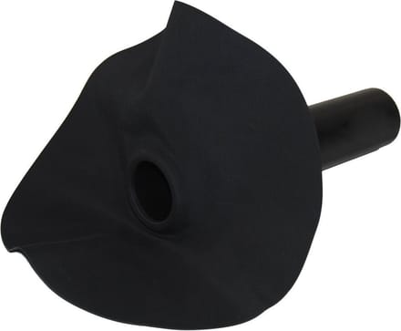 EPDM hemelwaterafvoer 75mm - 90 graden uitloop