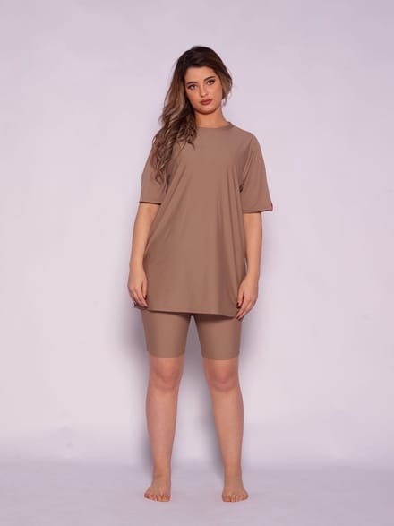 SEMI BURKINI DINA BROWN M