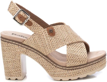 Refresh 172707 Hakken Sandalen Beige,Bruin EU 40 Vrouw