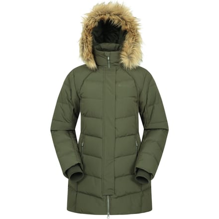 Mountain Warehouse Dames/Dames Isla II Lange Donzen Jas (Donkere Khaki)