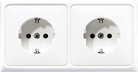 JungCD500Wandcontactdoos (schakelmateriaal)CD522BFWW