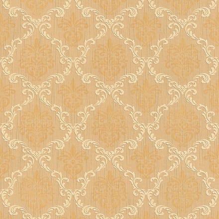 Textiel look behang Profhome 956293-GU textiel behang gestructureerd in textiel look mat oranje beige 5,33 m2