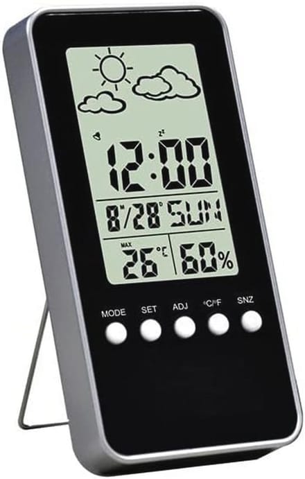 Weerstation voor Temperatuur en Luchtvochtigheid