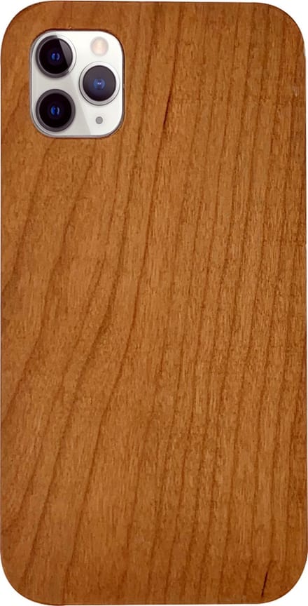 Peachy Kersenhout geschikt voor iPhone 11 Pro Max hoesje - Echt hout Natuur