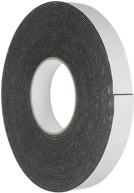 19mm - Dubbelzijdig PE-Schuim Foamtape - Zwart - 50 Meter