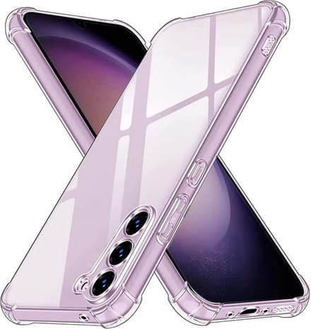 Shock proof Hoesje Geschikt voor: Samsung Galaxy S23 Plus - Anti -Shock Silicone - Transparant