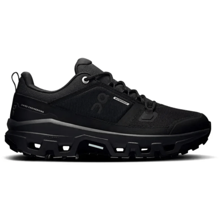 ON Cloudrock Low WP Wandelschoen - Dames waterdichte lage wandelschoenen - Black | Black