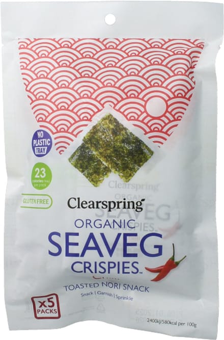 Clearspring Seaveg - crispies chilli multipack bio 20 Gram