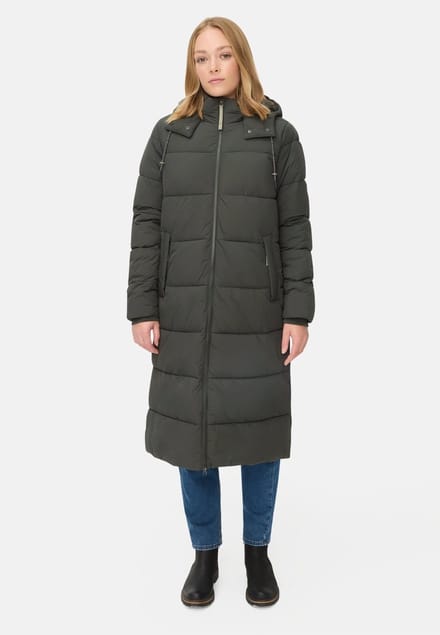 camel active Waterafstotende jas met afneembare capuchon - Maat - Bosgroenwomenswear-42