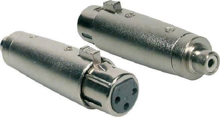 Specter Verloopplug van Tulp naar XLR Female | Rca naar XLR Female