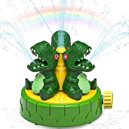 Waterspuit sprinkler dino voor buiten 360 graden draaiend
