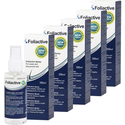 FOLIACTIEVE SPRAY, lotion tegen haaruitval 5 boxes