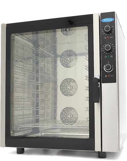 Combisteamer 10 Bakken (1/1 GN / 60 x 40 cm) Analoog 400V