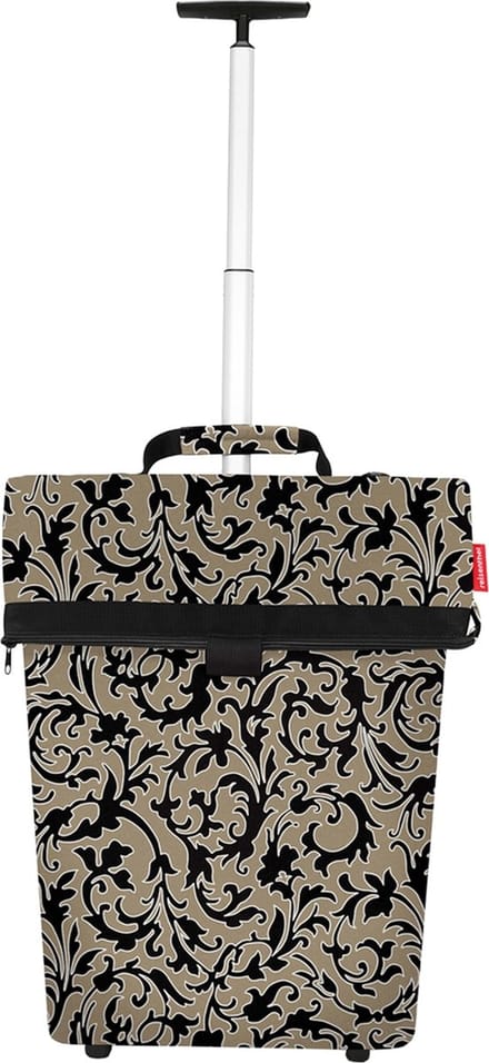 Reisenthel Trolley M Boodschappentrolley - 43L - Baroque Marble Zwart