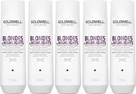 15x Goldwell Dualsenses Blondes & Highlights Anti-Yellow Shampoo 250ml