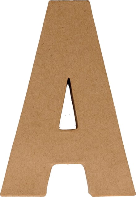 Artemio letter A papier-maché 15 cm