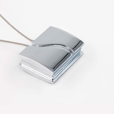 Set van 2 Magnetische Gordijn Tiebacks Vierkant - Eenvoudige Draperie Houder